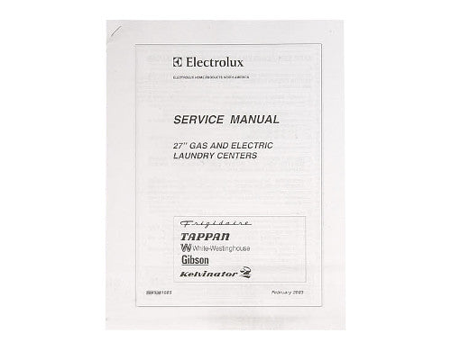 Electrolux Service Manual - 5995381885