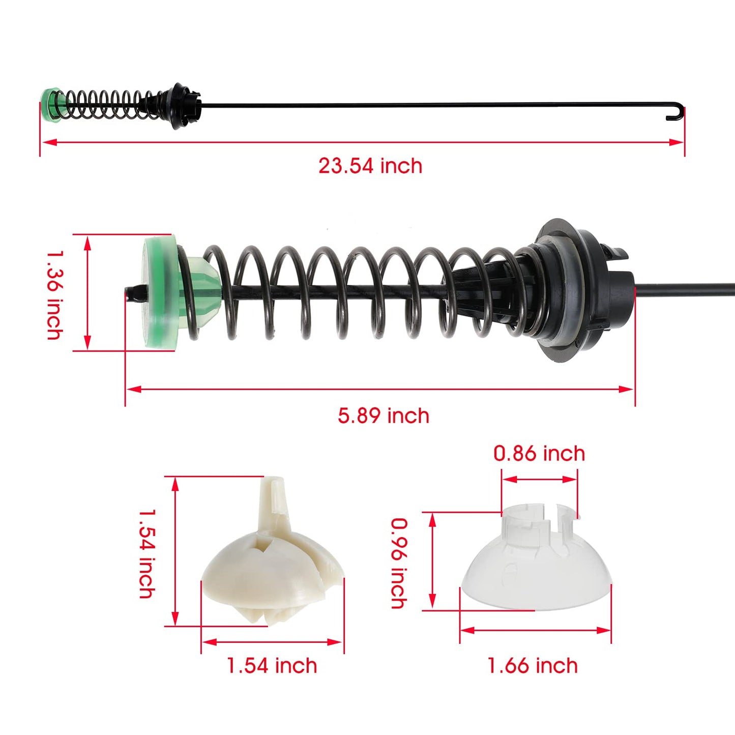 Maytag Washing Machine Suspension Rod Kit MVWC565FW2