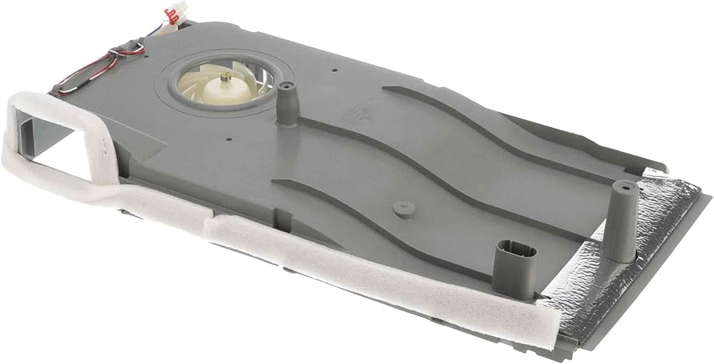 Samsung Part# DA97-16668A Freezer Evaporator Fan Cover Assembly (OEM)
