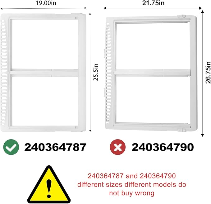 Frigidaire Refrigerator Crisper Drawer Cover Glass 240350608