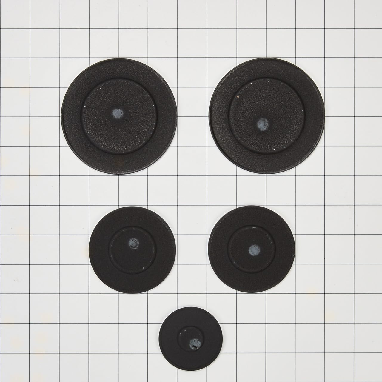 Whirlpool Burner Cap Set (Black) W10832694