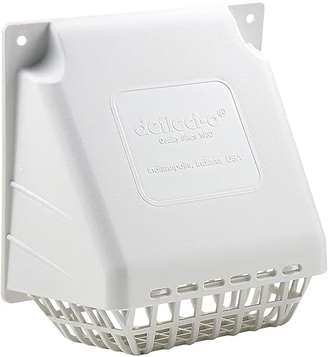 Deflecto Wide Mount Vent Plastic (OEM) 4 White 24 - HR4W
