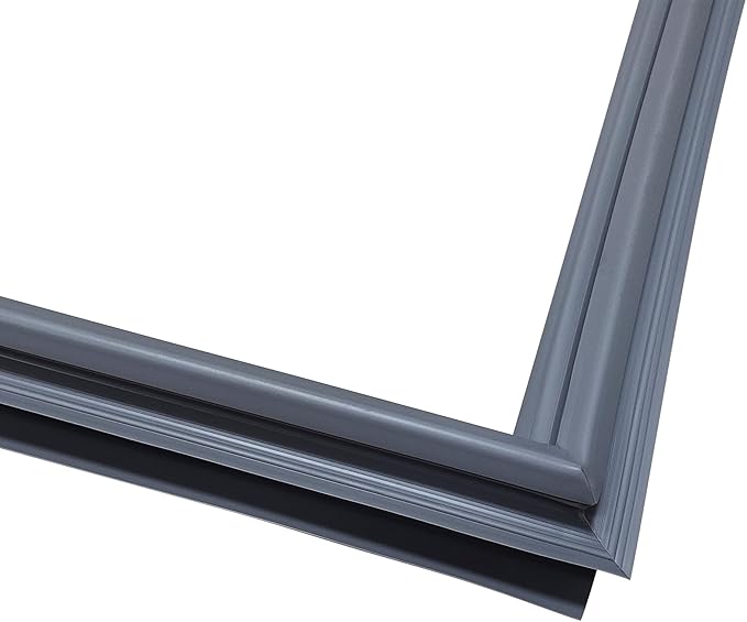 Whirlpool Refrigerator Freezer Door Gasket - Grey W10443316