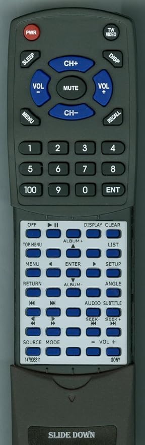 Sony Remote Control (Rm-X129 - 1-478-063-11