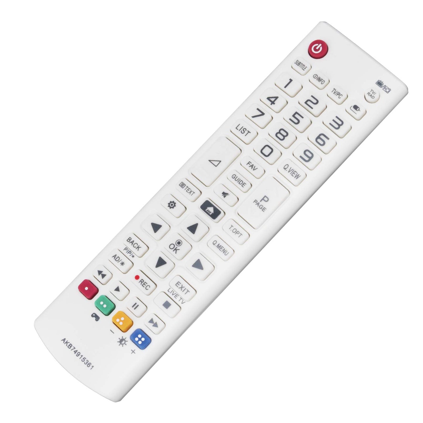 LG Remote Controller Assembly - AKB74915361