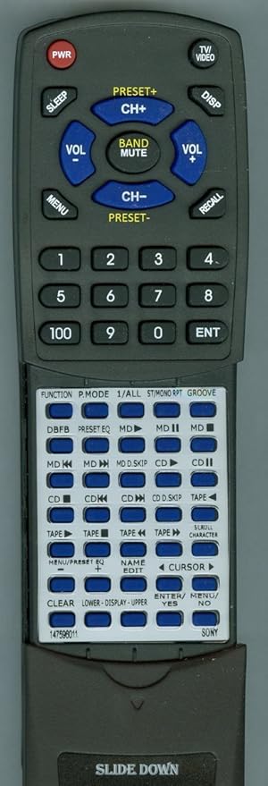Sony Remote Control - RMMD555