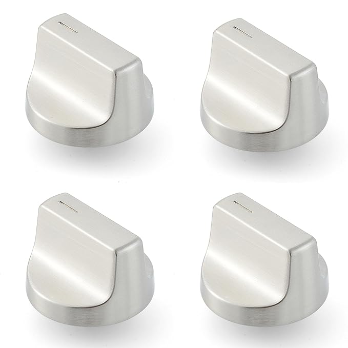 Whirlpool Part# W11517331 Stainless Steel Knob - Genuine OEM