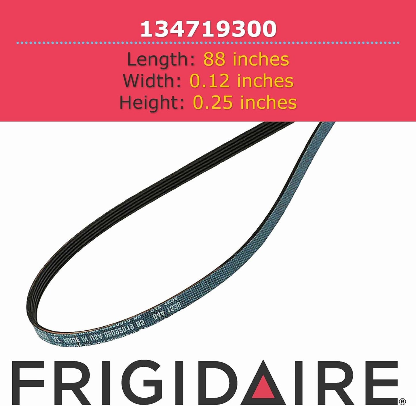 Frigidaire Dryer Drum Drive Belt - 134719300