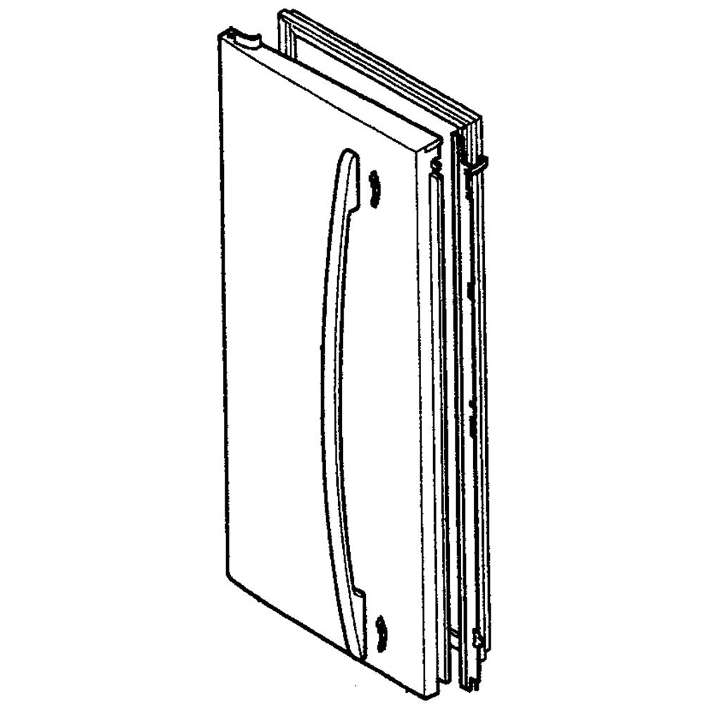 LG Part# 3581JJ8055A Door Assembly (OEM) Left