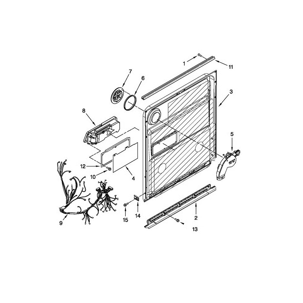 Whirlpool Dishwasher Detergent Dispenser WPWPW10304409