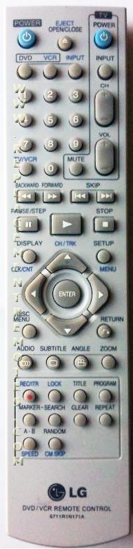 LG Remote Controller Assembly - 6711R1N171A