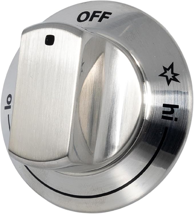 Electrolux E36GC76PRS2 Range Surface Burner Control Knob (Stainless)
