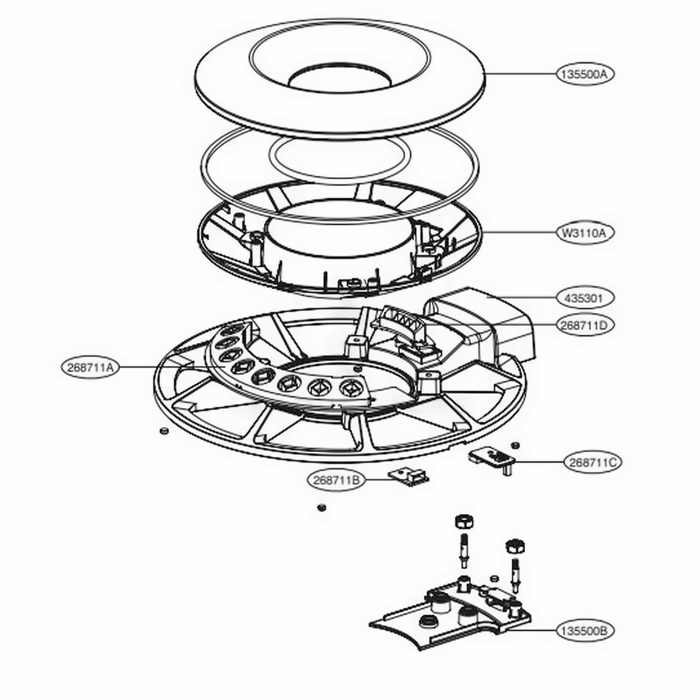 LG Top Cover - MCK69119502