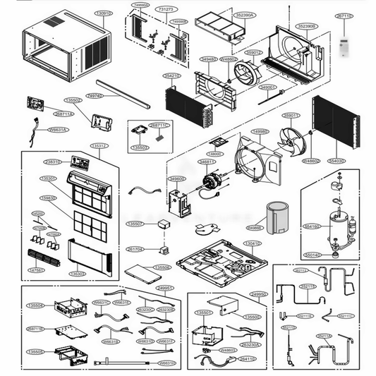 LG Part# TBZ38177001 Compressor Set (China) - Genuine OEM