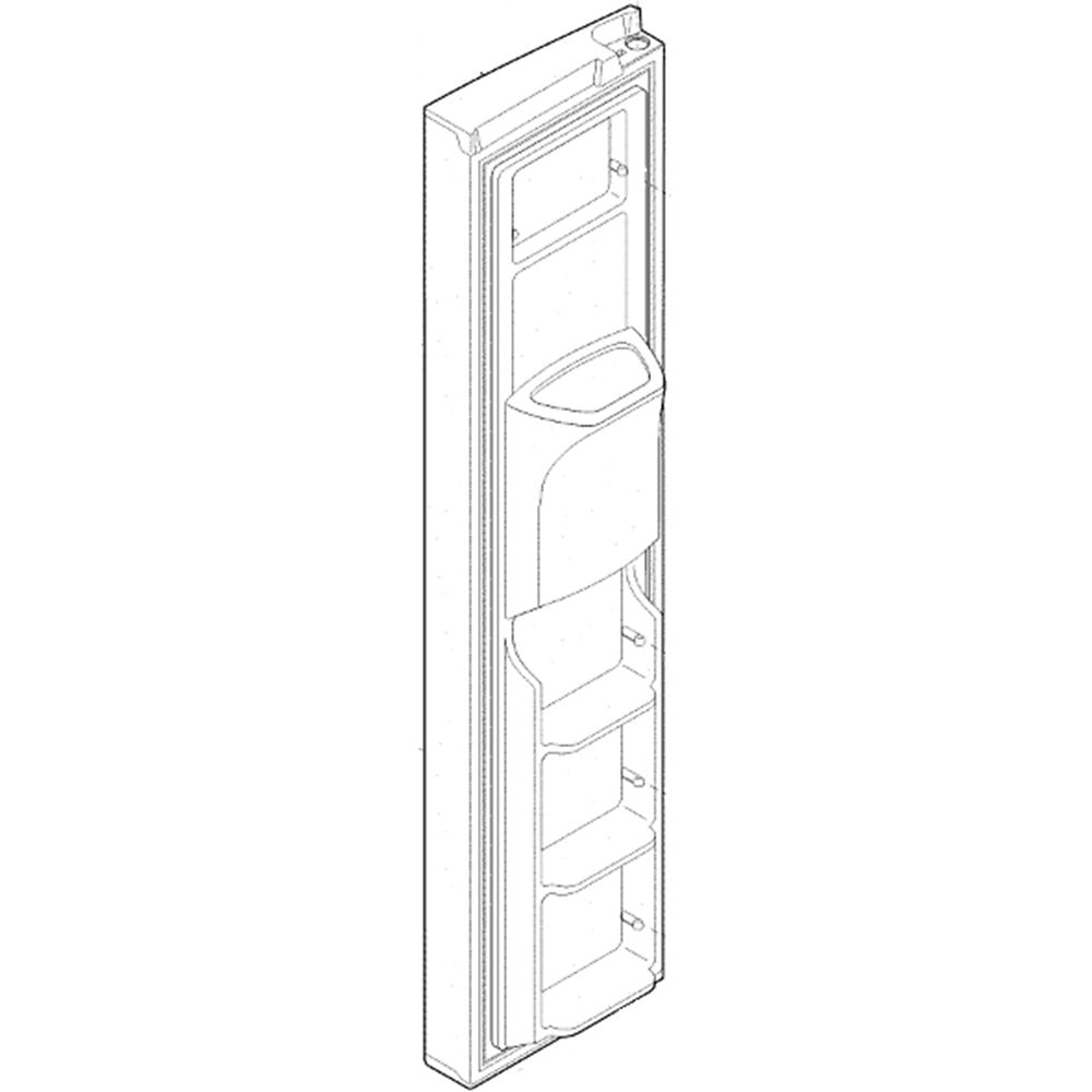 Electrolux Dsp Freezer Door,Comp,Stainles - 807460030