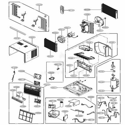 LG Part# 3091A10056S Single Cabinet Assembly - Genuine OEM