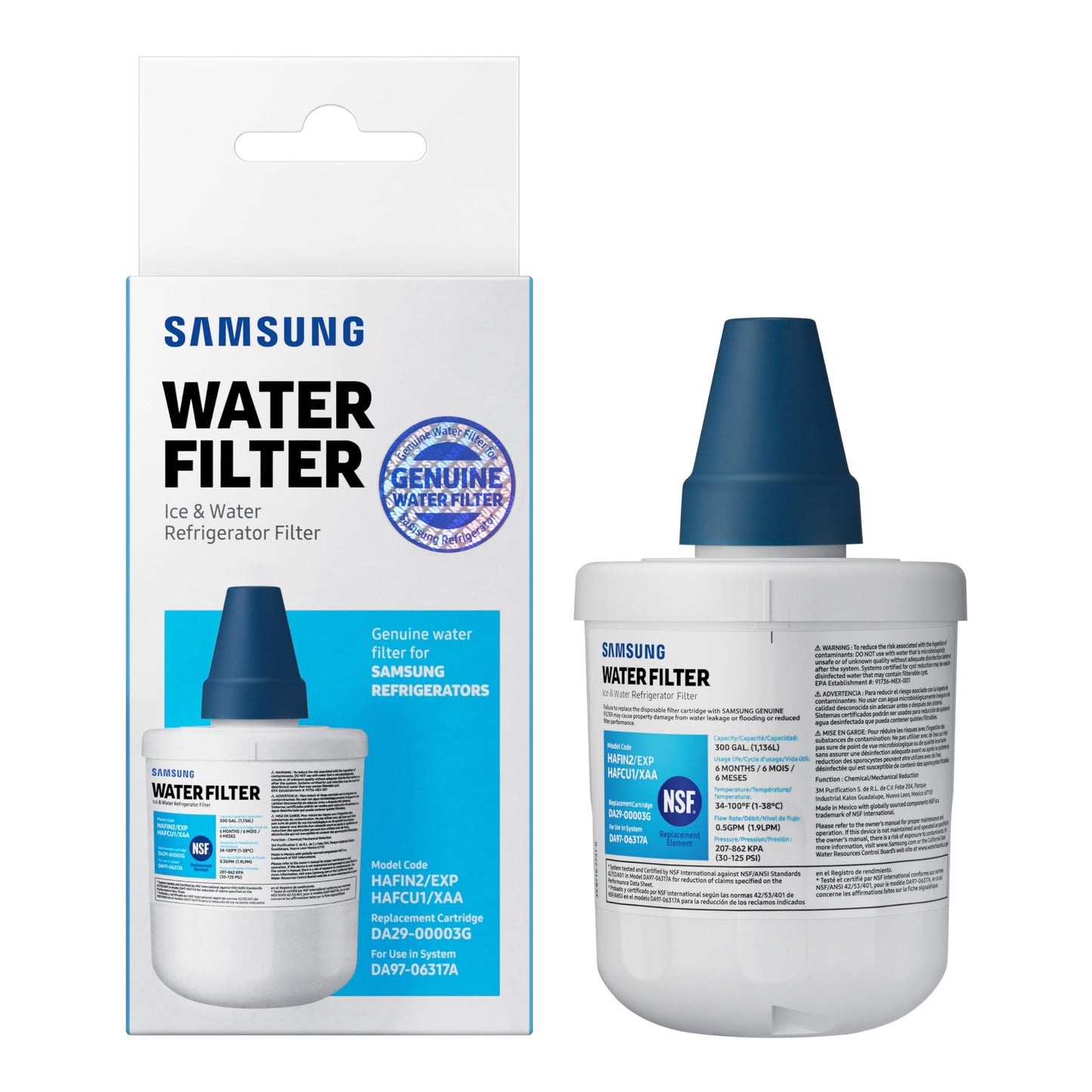Samsung Refrigerator Water Filter – HAF-CU1/XAA