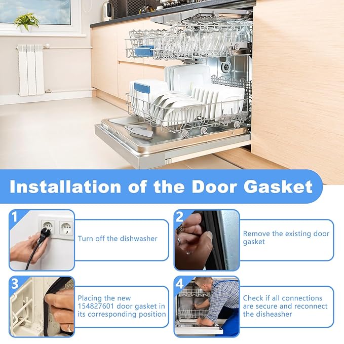 Frigidaire Dishwasher Tub Gasket - 154827601