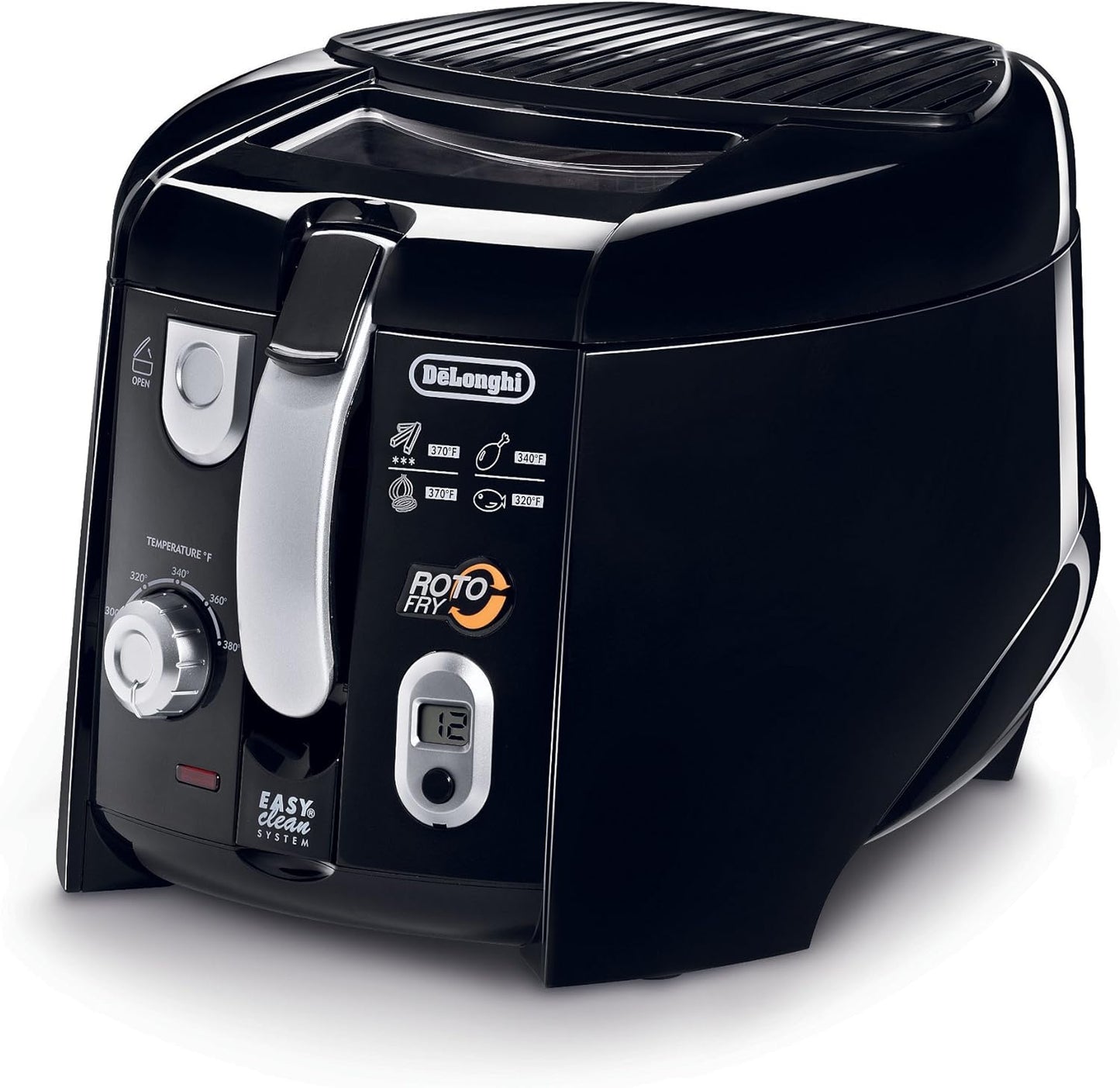 Delonghi D895 Delonghi D28313UXBK Roto Deep Fryer - Black/Silver
