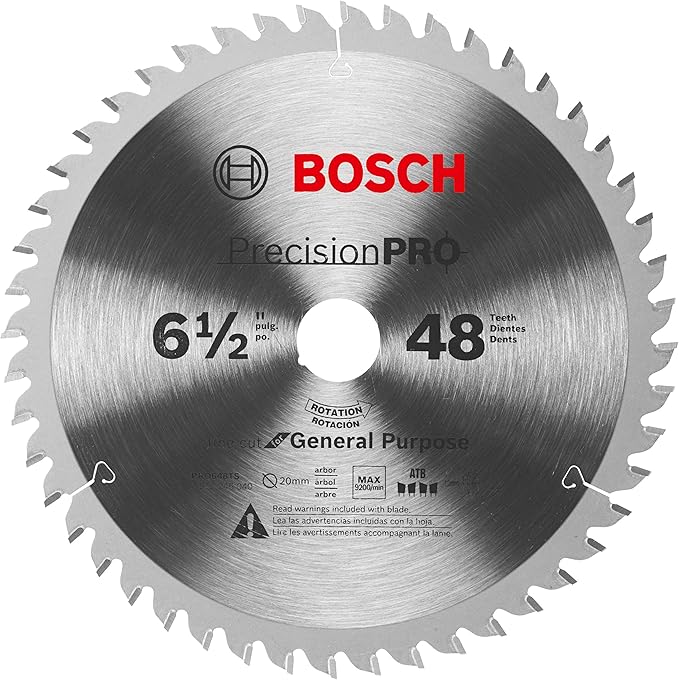 Bosch Tools Pro648Ts 6-1/2 X 48T Precisio - PRO648TS