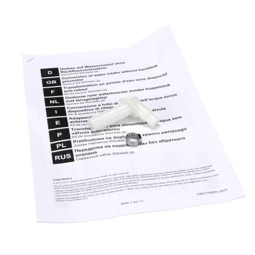 Liebherr Part# 959344501 Accessory Pack - Genuine OEM