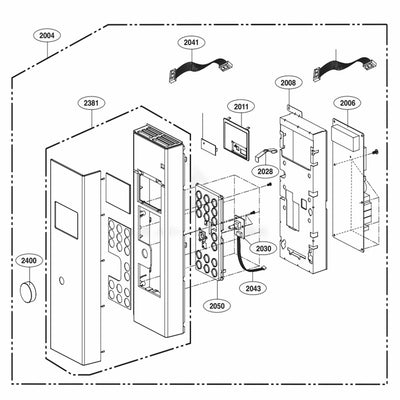 LG Part# ACM74618805 Touch Controller Assembly - Genuine OEM