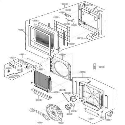 LG Part# EAU62843006 Motor Assembly - Genuine OEM