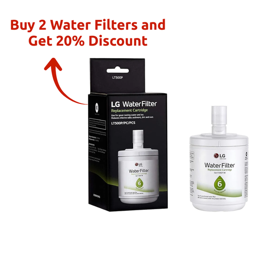 LG Refrigerator Water Filter 3-Pack (Lt500P3) - ADQ72910912