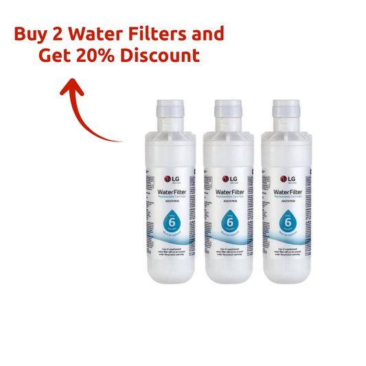 LG ADQ75795105 LT1000P Refrigerator Water Filter Pack of 3