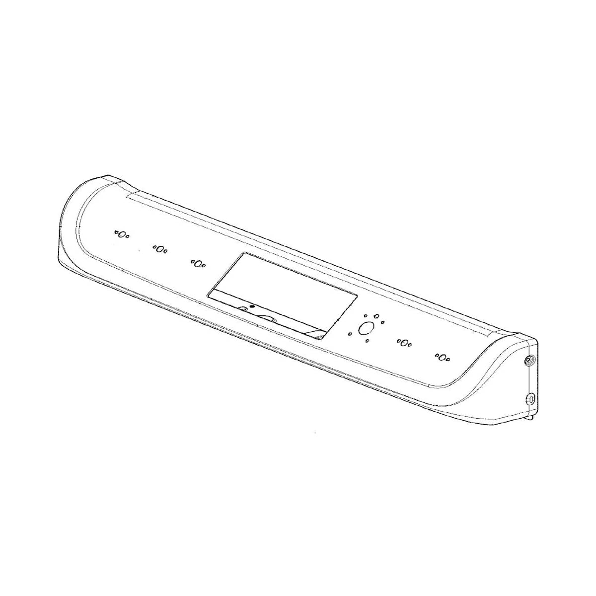 LG Part# AGL75512543 Front Panel Assembly - Genuine OEM