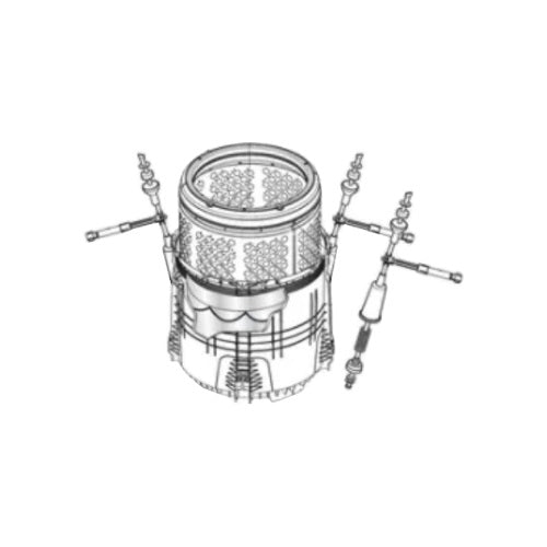 LG Part# AJQ75153801 Tub Assembly (Inner) - Genuine OEM