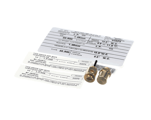 Speed Queen Lp Conversion Kit 649P3
