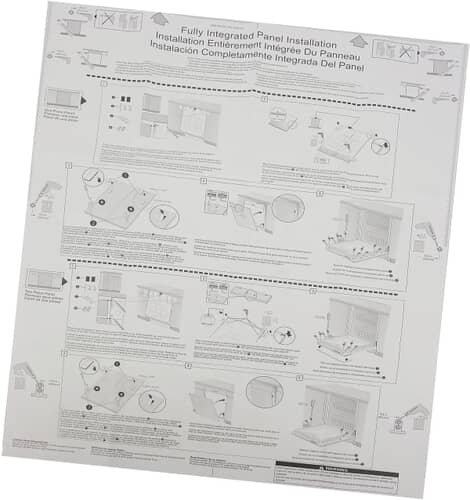 Bosch SHX65T55UC/02 Panel Installation Instructions - Genuine OEM