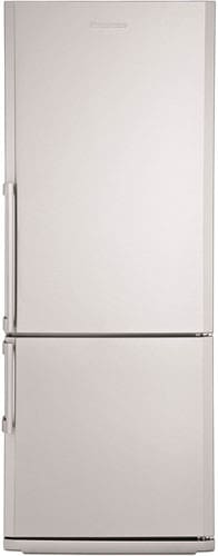 Blomberg 7207142583 14.8 cu. ft. Counter-Depth Bottom-Freezer Refrigerator with 3 Glass Shelves, 2 Transparent Crisper Drawers - Brfb1452Ss