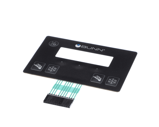 Bunn Membrane Switch - Blk - 32126.1004