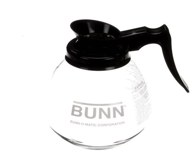 Bunn Decanter,Glass-Blk 12Cup 1Pk - 42400.0101