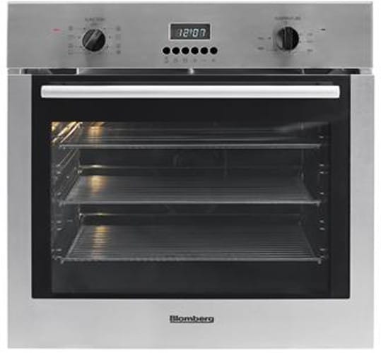 Blomberg 7732187910 24 Inch Electric Wall Oven with 2.3 cu. ft. Oven Capacity, 5 Rack Positions, True Euro Convection Bake - Bwos24100