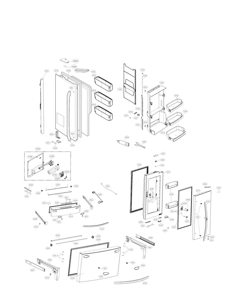 LG Part# 1SZZJA3016C Screw - Customized - Genuine OEM