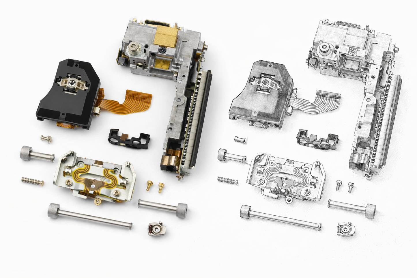 Sony Device Optical Unit 5.0 in (L) × 3.0 in (W) × 1.0 in (H) Professional Digital - A-1938-468-A