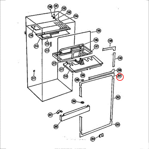 Midea Cover Assembly - 301120370014