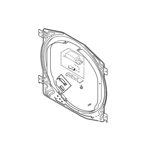 Speed Queen Part# D515534P Front Bulkhead Assembly - Genuine OEM
