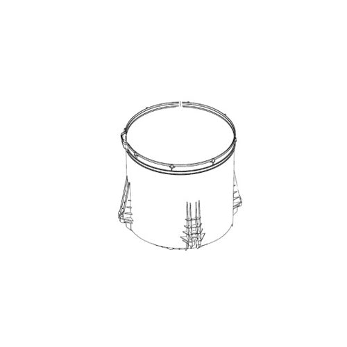 Samsung Part# DC97-19565M Semi Tub Assembly (Outer) - Genuine OEM