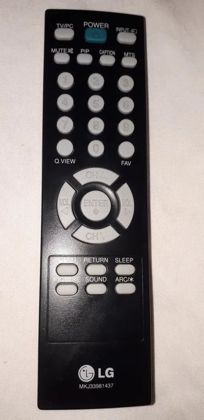 LG Remote Controller - MKJ33981437