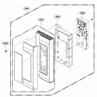 LG Part# EBR77659109 Electronic Control Board - Genuine OEM