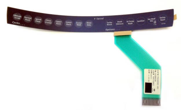 Frigidaire GLD3451RDB0 Touchpad-Button Overlay - Genuine OEM