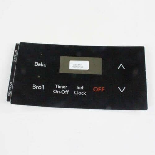 Frigidaire Touchpad/Control Panel Overlay (Black) 316220729