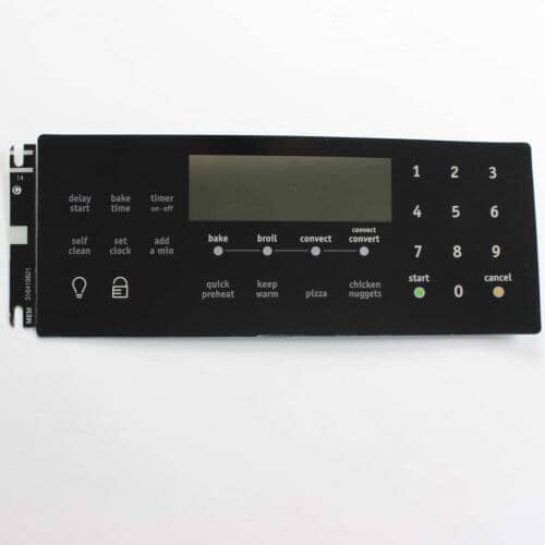Frigidaire Touchpad/Display Overlay (Black) 316419821
