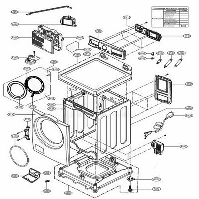 LG Part# AGL74115150 User Interface Control Panel - Genuine OEM