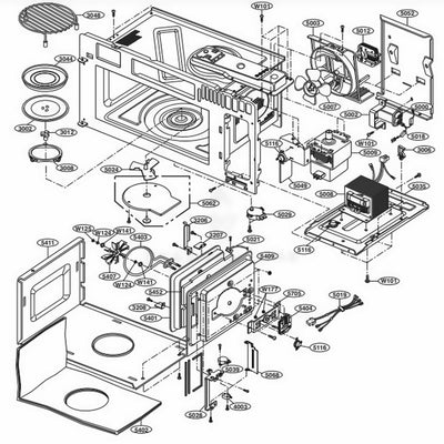 LG Part# 6930W1A007R Thermostat - Genuine OEM