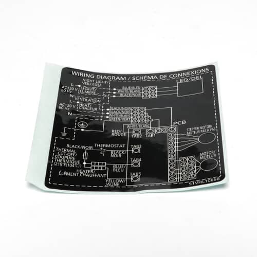 Panasonic Part# FFV51VHL1066 Label - Genuine OEM